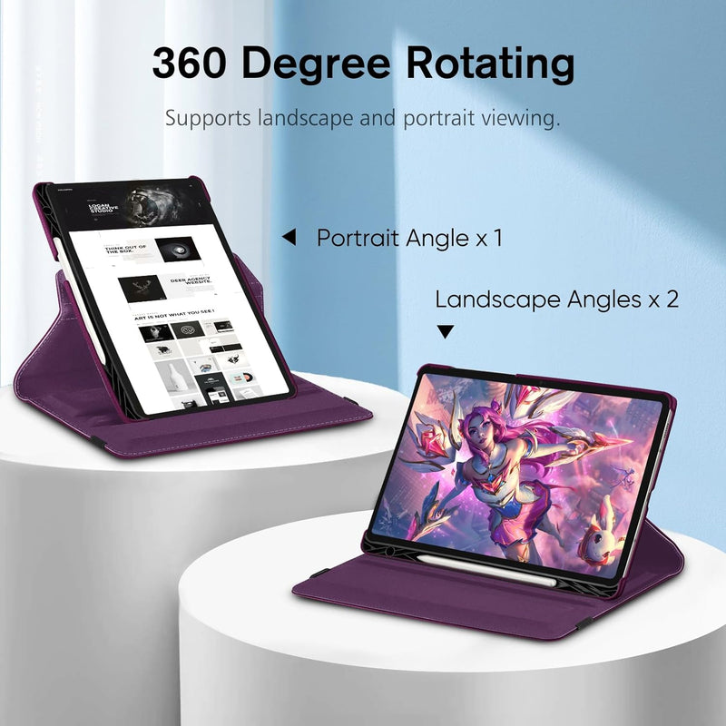 Galaxy Tab S9 / Tab S9 FE 360-Degree Rotating Case | Fintie