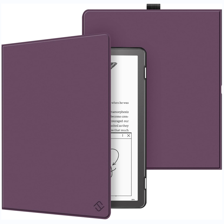 Slimshell - Funda para Kindle Scribe de 10.2 pulgadas lanzada en 2022,  funda inteligente de piel sintética ligera con función de encendido  automático