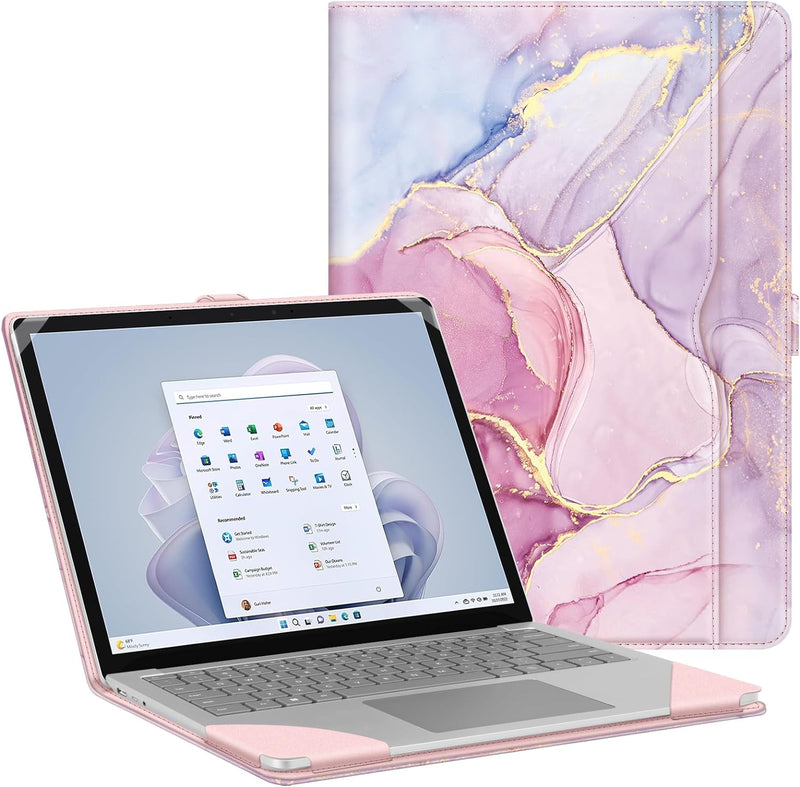 Surface Laptop 7 13.8", Surface Laptop 6/5/4/3 13.5" PU Leather Sleeve Case | Fintie