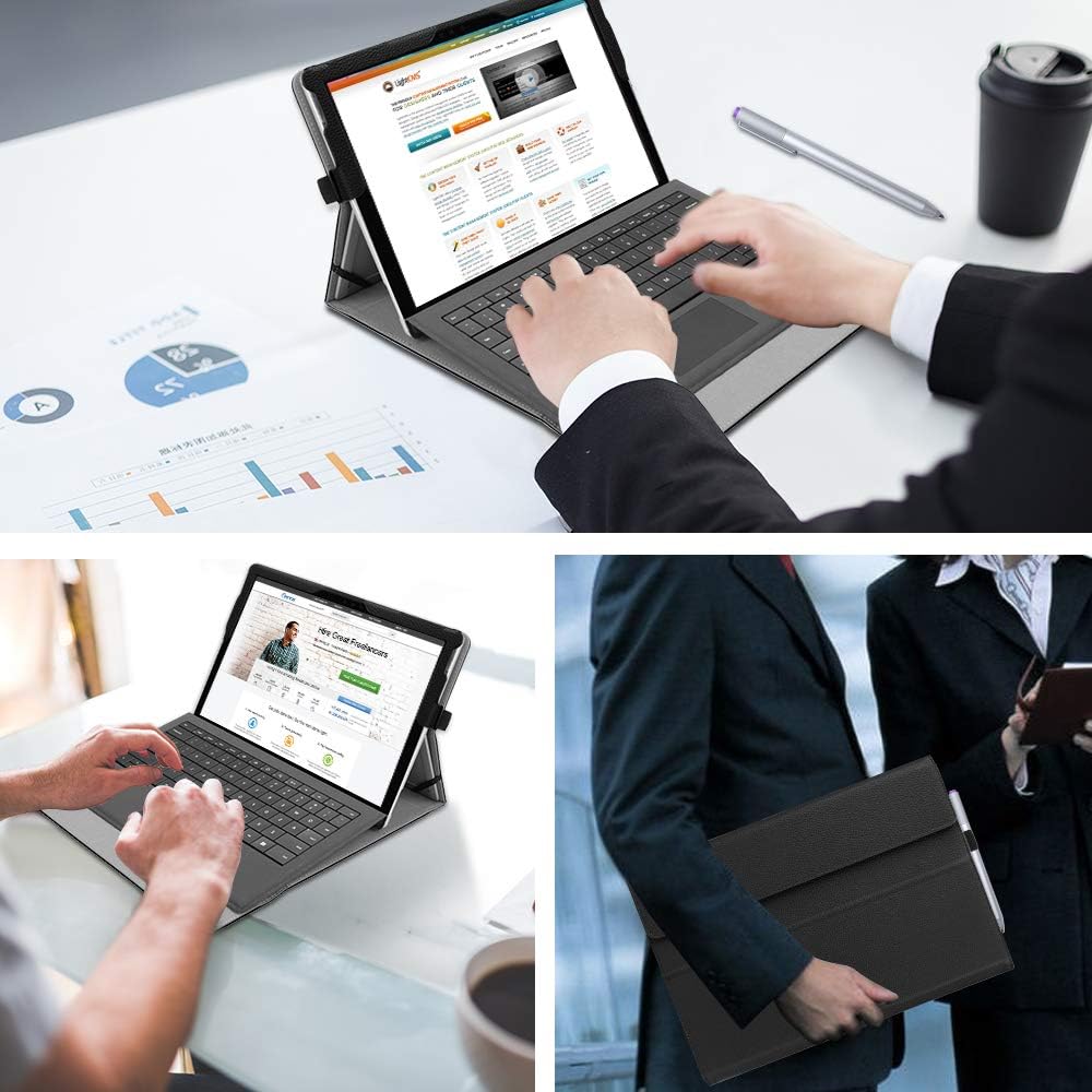 Surface Pro 7+/Pro 7/6/5/4/3 Multiple Angle Viewing