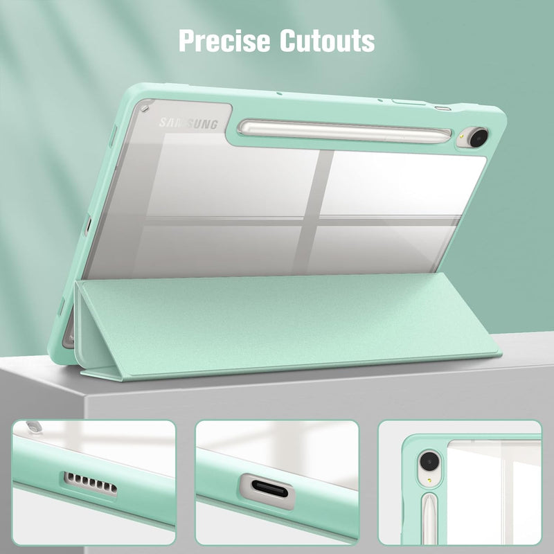 Galaxy Tab S10 FE/Tab S9 FE 10.9"/Tab S9 11" Hybrid Slim Case w/ Pencil Holder | Fintie