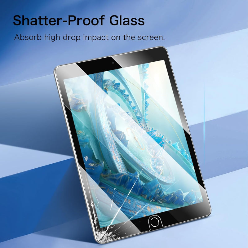 iPad 9 / iPad 8 / iPad 7 10.2-inch Tempered Glass Screen Protector | Fintie