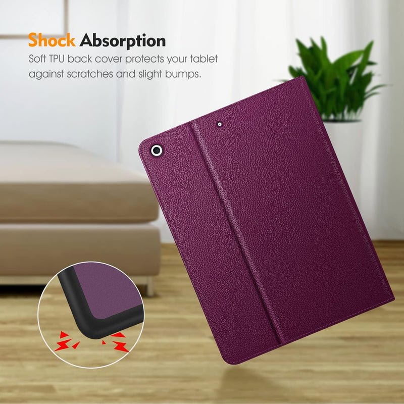 iPad 9th Gen / iPad 8th/7th Gen Multi-Angle Soft TPU Back Case | Fintie