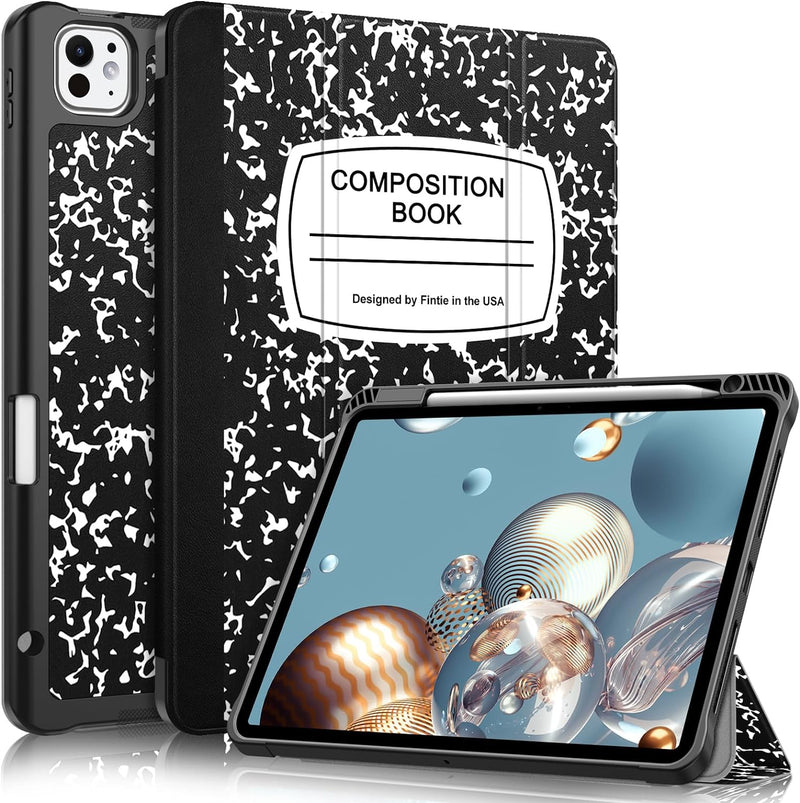 iPad Pro 11" (M4 chip, 2024) SlimShell Case with Pencil Holder | Fintie