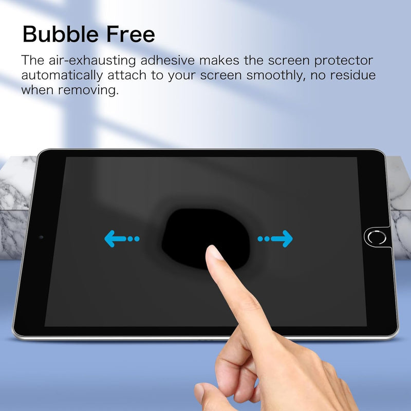 iPad 9 / iPad 8 / iPad 7 10.2-inch Tempered Glass Screen Protector | Fintie