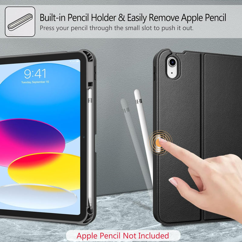 iPad A16 11-inch (2025)/iPad 10th Gen (2022) Backlit Keyboard Case w/ Pencil Holder | Fintie