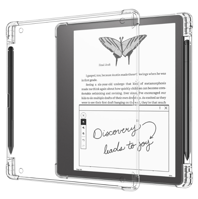 Kindle Scribe (2022) Clear Back Cover | Fintie