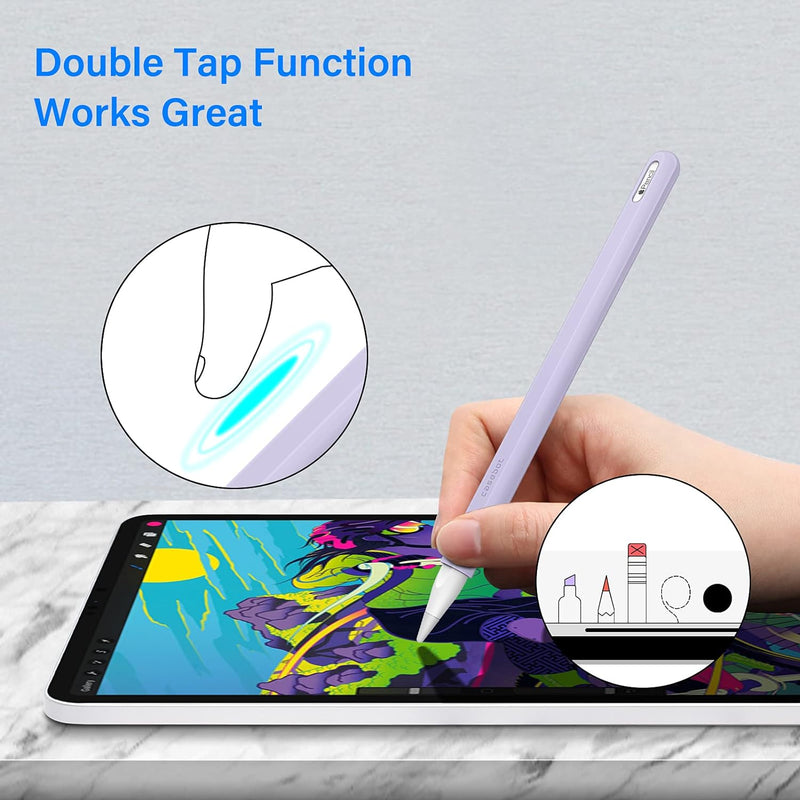 Apple Pencil Pro / Apple Pencil 2nd Gen Silicone Sleeve Case | Fintie