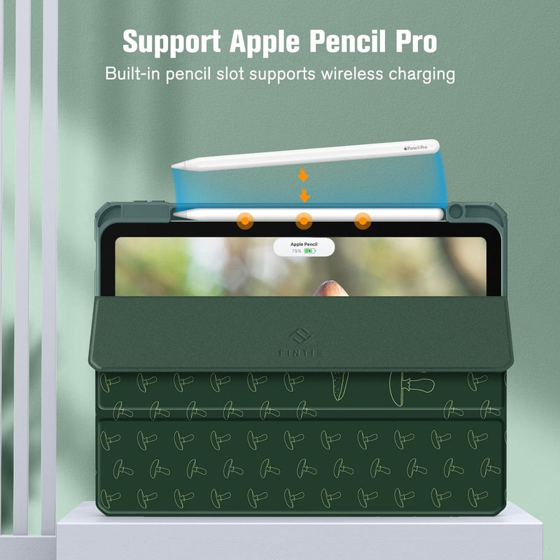 apple pencil pro get charge with Fintie case on