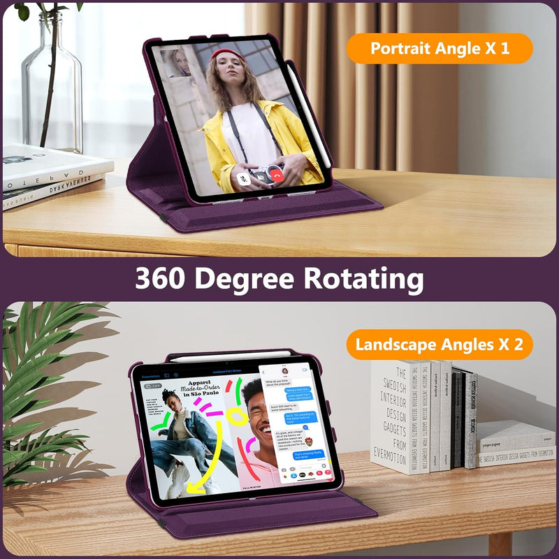 iPad Air 13-inch (M3/M2 chip) 360-Degree Rotating Case | Fintie