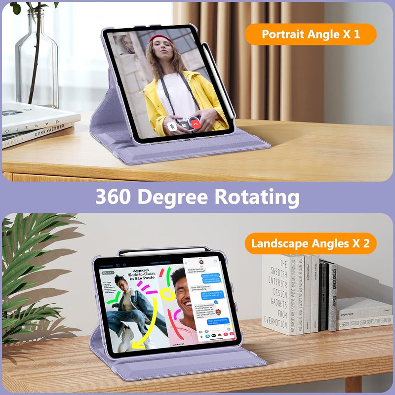 iPad Air 13-inch (M3/M2 chip) 360-Degree Rotating Case | Fintie