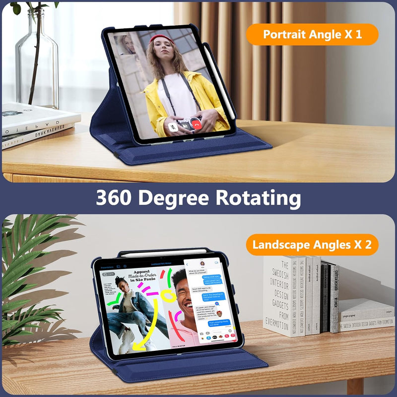 iPad Air 13-inch (M3/M2 chip) 360-Degree Rotating Case | Fintie