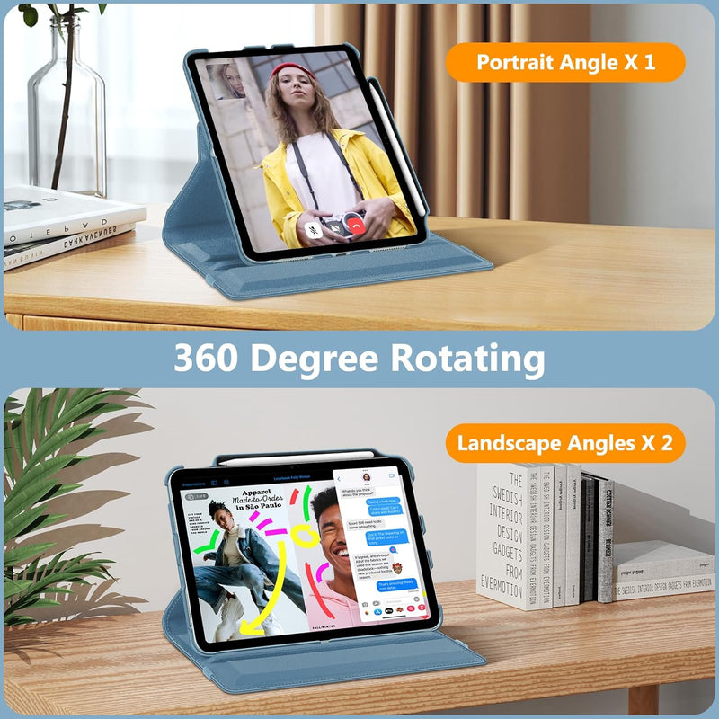 iPad Air 13-inch (M3/M2 chip) 360-Degree Rotating Case | Fintie