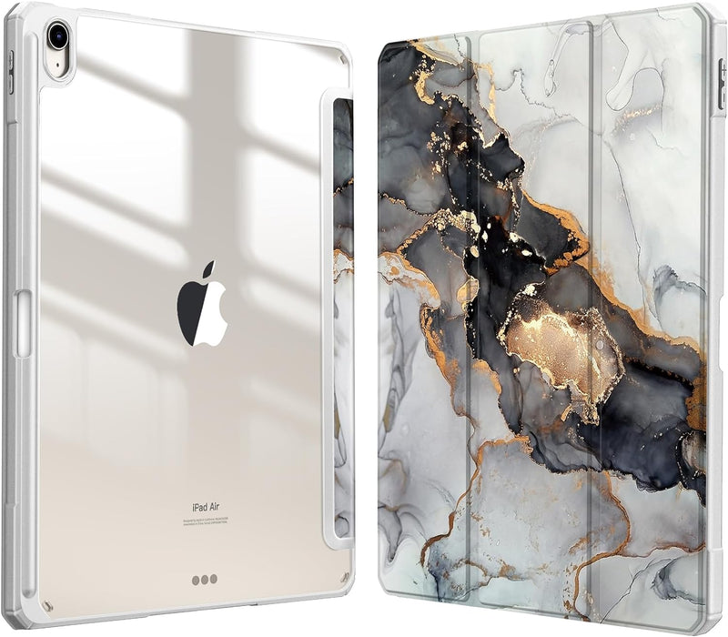 ipad air 13 case 2024 in cloudy marble