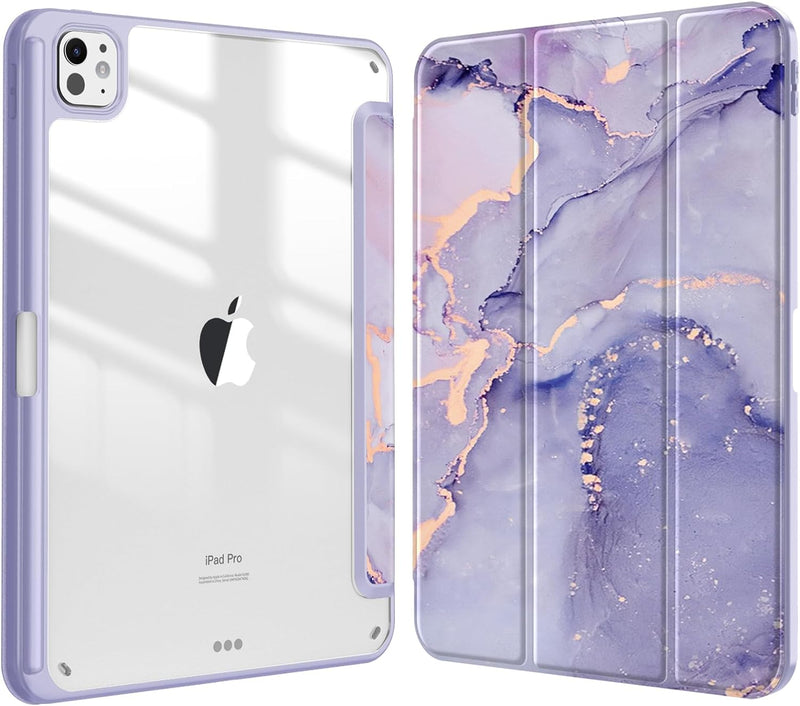 ipad pro 11 2024 case in lilac marble