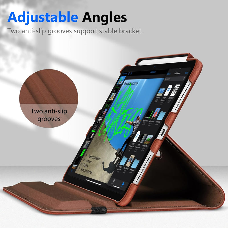 iPad Pro 11-inch 2024 (M4 chip) 360-Degree Swiveling Stand Case | Fintie