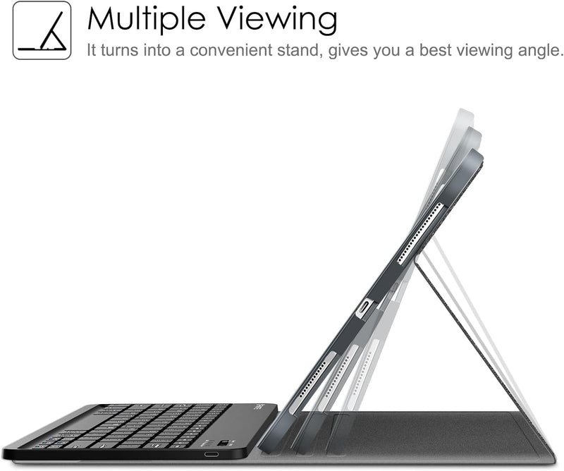 fintie ipad pro 13 case wth nultiple viewing angles 