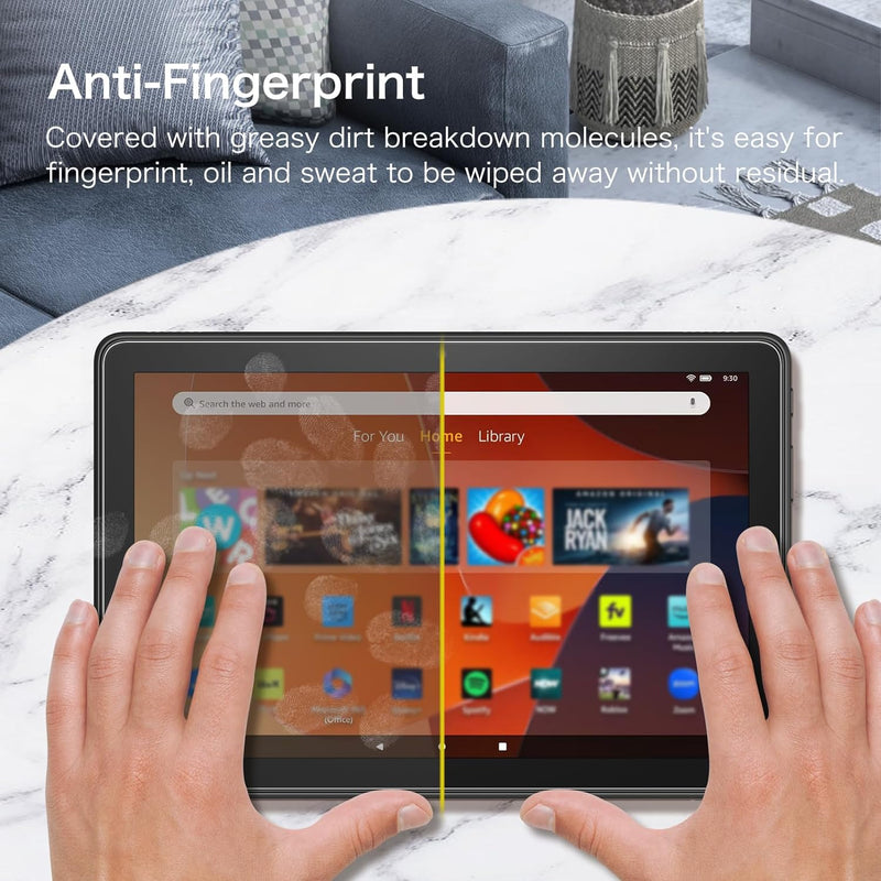 Fire HD 10 (13th Gen 2023, 11th Gen 2021) Screen Protector [2 Pack] | Fintie