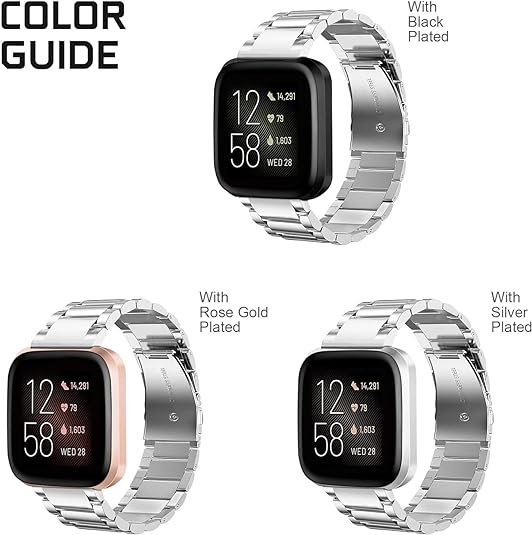 Metal Band for Fitbit Versa/Versa 2/Versa Lite | Fintie