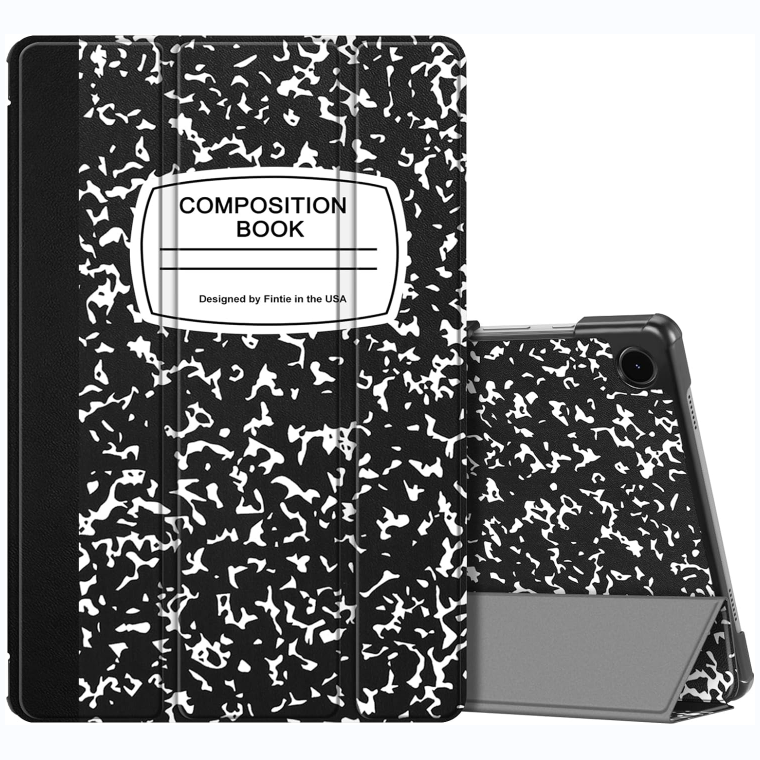 fintie case galaxy tab a9+ in composition book