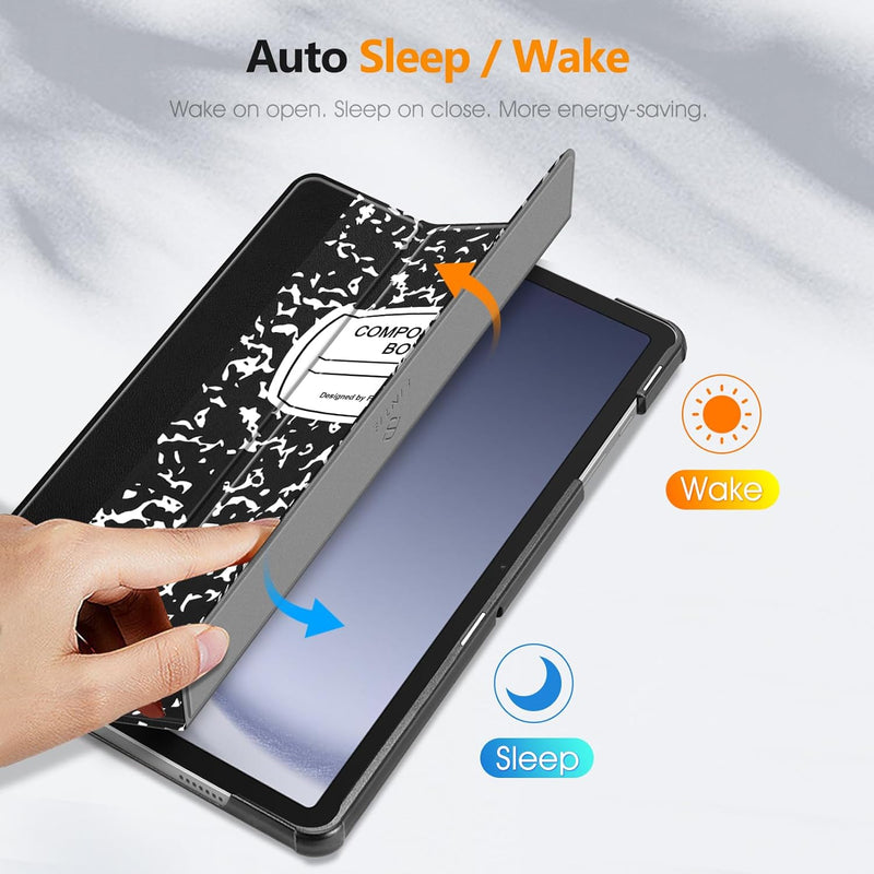 fintie samsung tab a9 plus case auto-on/off