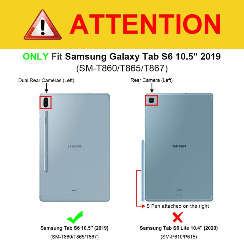 Galaxy Tab S6 10.5" 2019 Kid-Friendly Silicone Case | Fintie