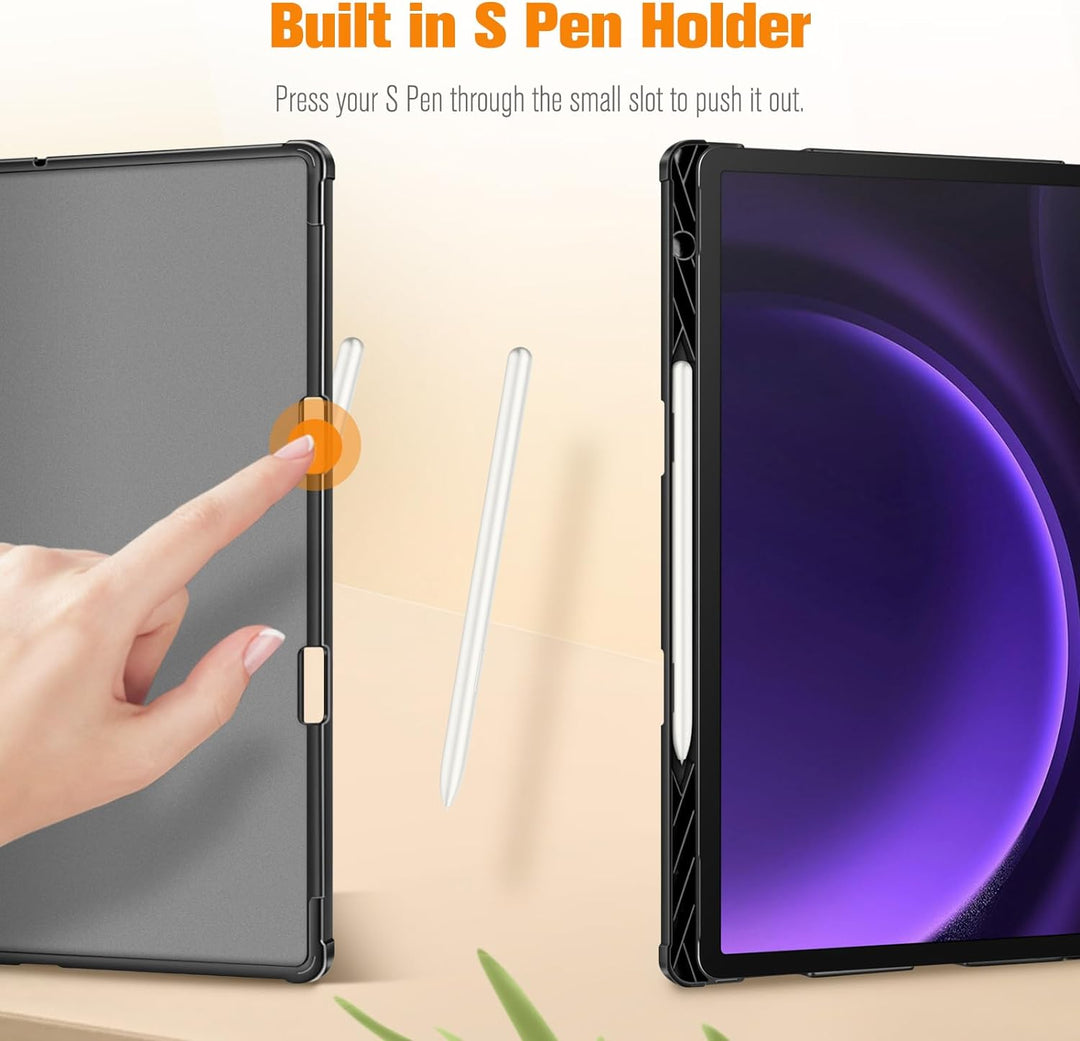 Galaxy Tab S9 FE Plus Portfolio Business Cover w/ Multiple Angles