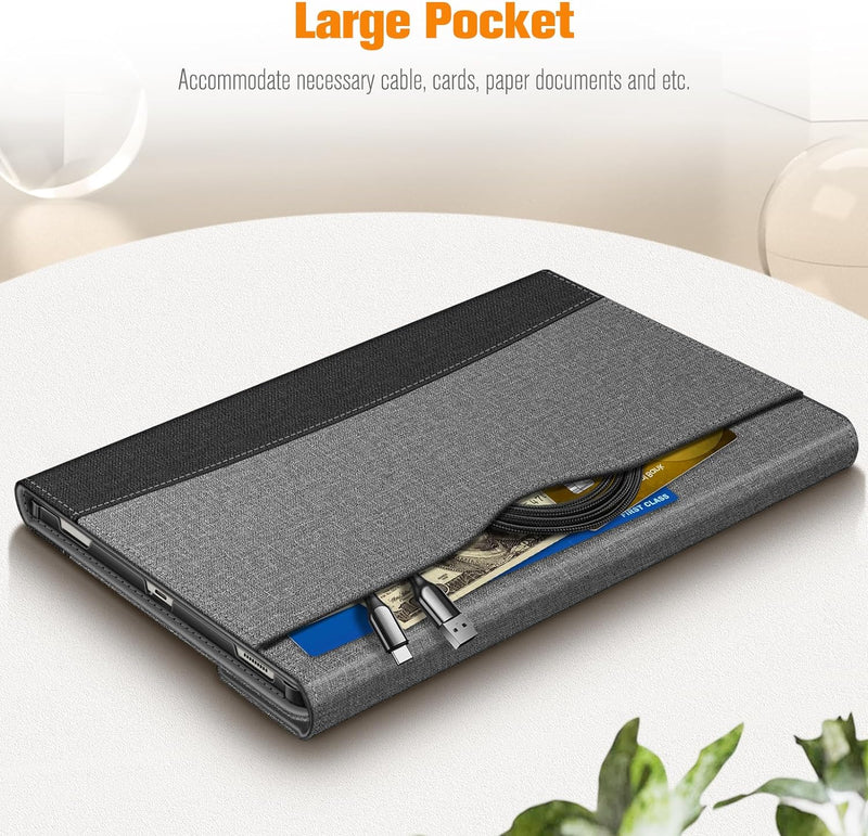 Galaxy Tab S9 FE Plus Portfolio Business Cover w/ Multiple Angles | Fintie