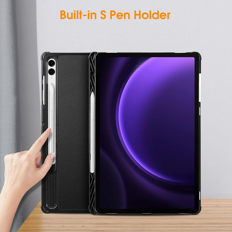 Galaxy Tab S9 FE Plus Tri-Fold Slim Case w/ S Pen Holder | Fintie