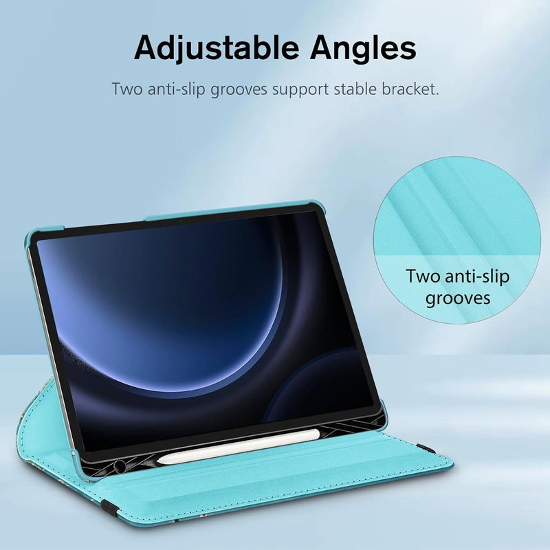 Galaxy Tab S9 / Tab S9 FE 360-Degree Rotating Case | Fintie