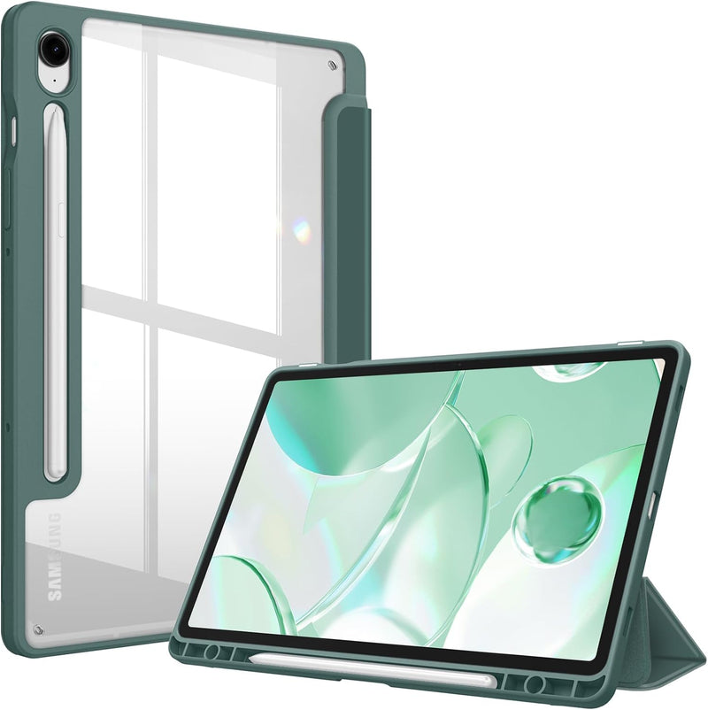 Galaxy Tab S10 FE/Tab S9 FE 10.9"/Tab S9 11" Hybrid Slim Case w/ Pencil Holder | Fintie