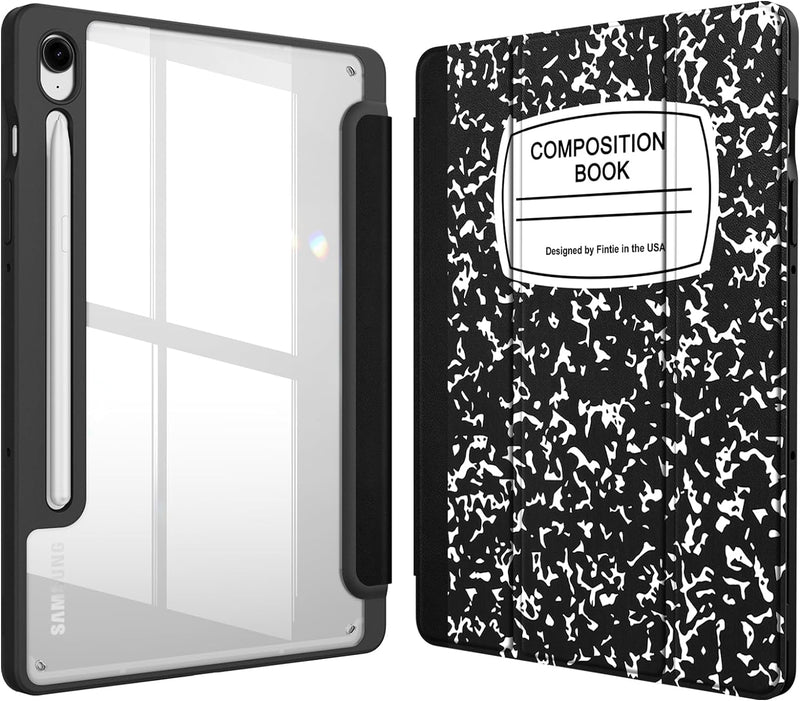 Galaxy Tab S9 11-inch / Tab S9 FE 10.9-inch Hybrid Slim Case w/ Pencil Holder | Fintie