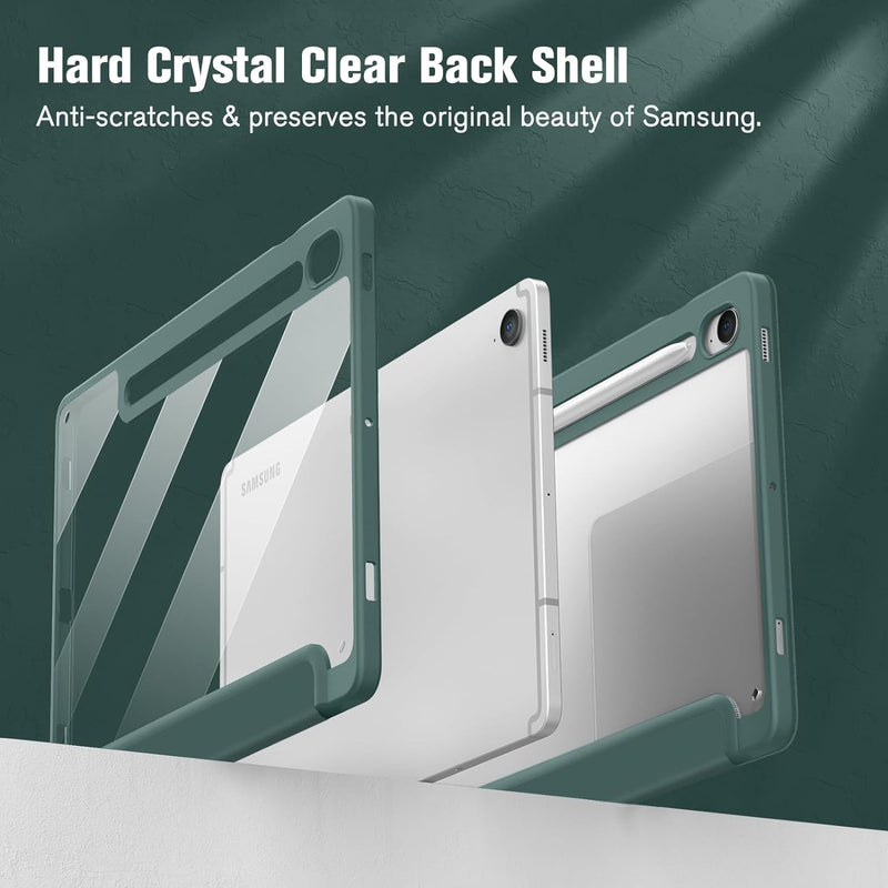Galaxy Tab S10 FE/Tab S9 FE 10.9"/Tab S9 11" Hybrid Slim Case w/ Pencil Holder | Fintie