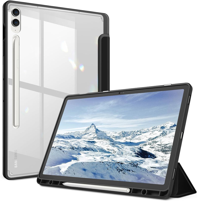 Galaxy Tab S10+ / Tab S9+ / Tab S9 FE+ Hybrid Slim Case w/ Upgraded S Pen Slot | Fintie