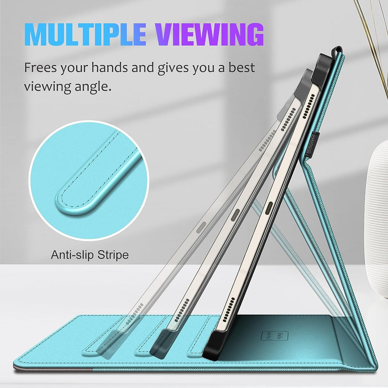 Galaxy Tab S10 Plus/ Tab S9 Plus 12.4" Multi-Angle Case w/ Elastic Band | Fintie