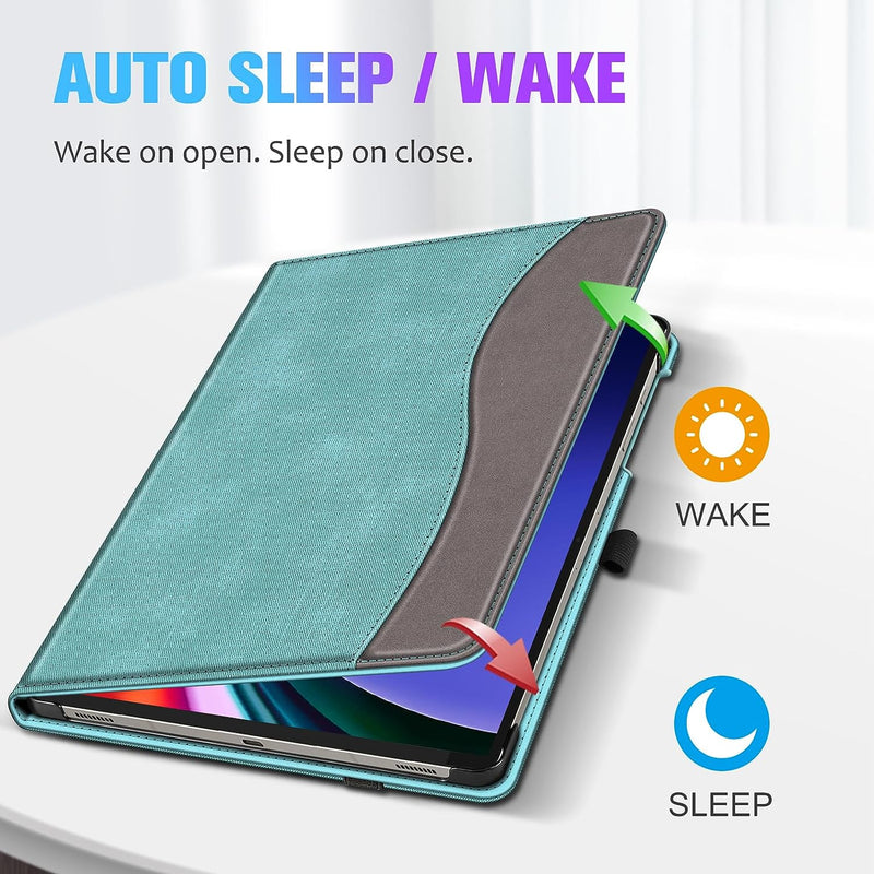 Galaxy Tab S10 Plus/ Tab S9 Plus 12.4" Multi-Angle Case w/ Elastic Band | Fintie