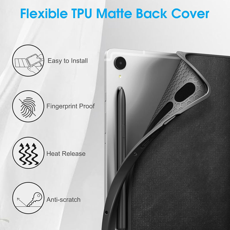 Galaxy Tab S9 11-inch / Tab S9 FE 10.9-inch Slim Case with Soft TPU Back Cover | Fintie