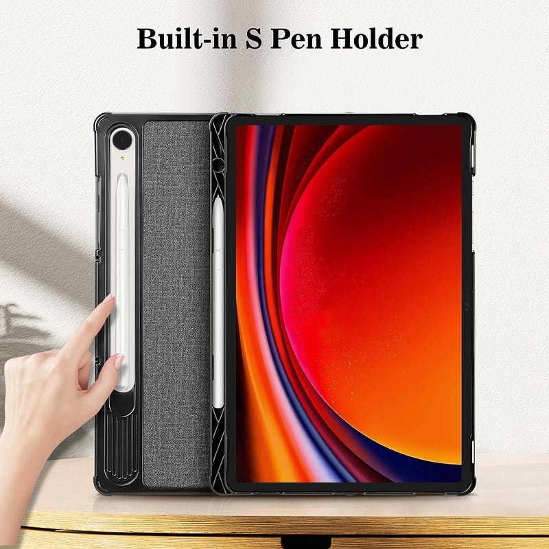 Galaxy Tab S9 2023 Slim Tri-Fold Case w/ S Pen Holder | Fintie