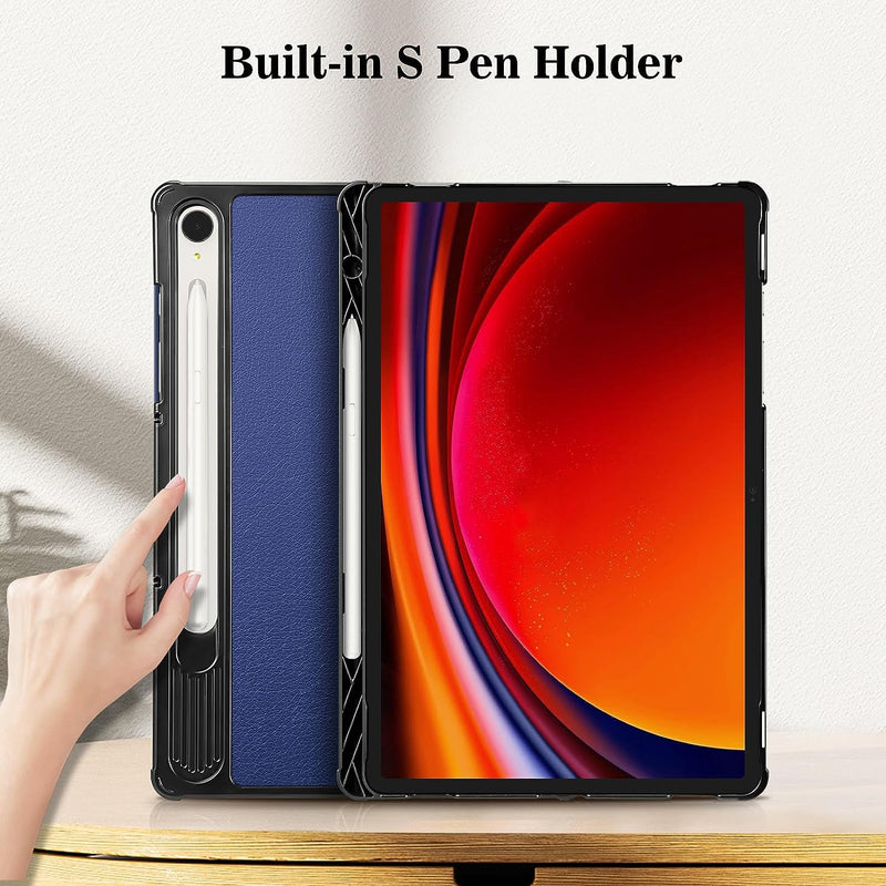 Galaxy Tab S9 2023 Slim Tri-Fold Case w/ S Pen Holder | Fintie