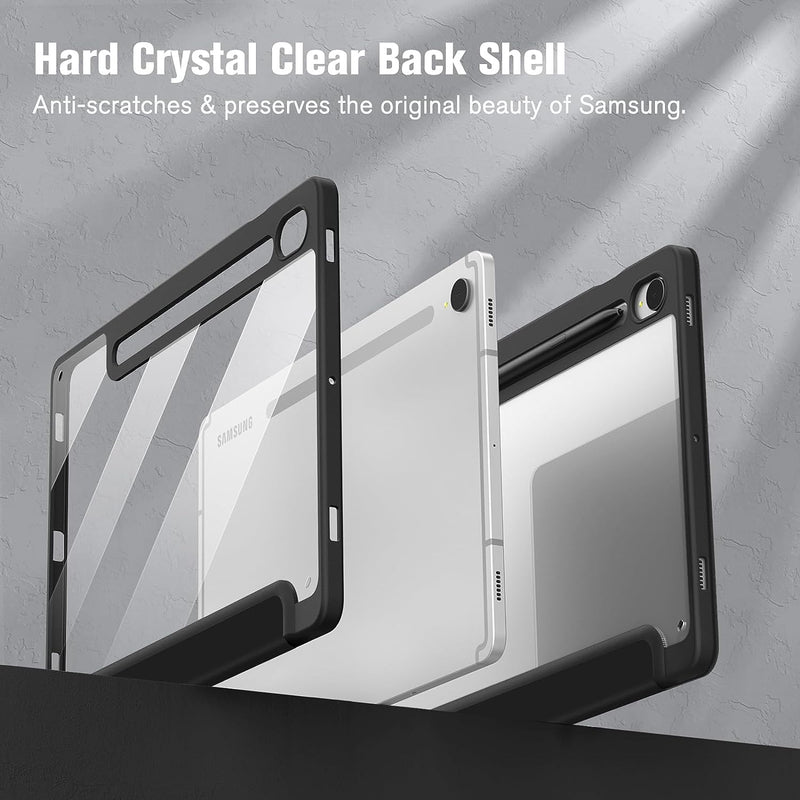 Galaxy Tab S10 FE/Tab S9 FE 10.9"/Tab S9 11" Hybrid Slim Case w/ Pencil Holder | Fintie