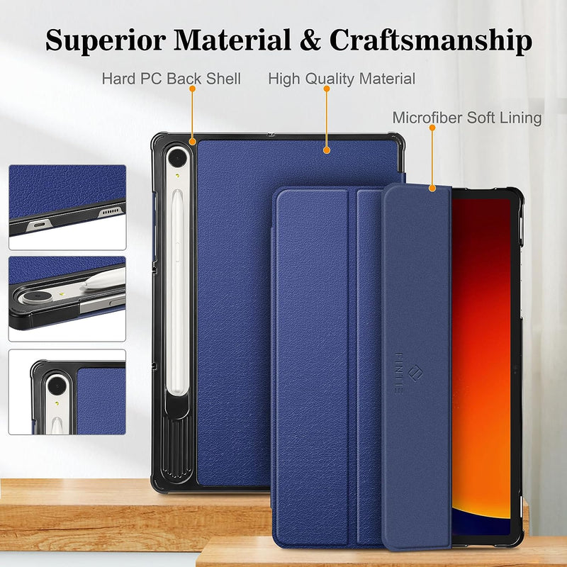 Galaxy Tab S9 2023 Slim Tri-Fold Case w/ S Pen Holder | Fintie