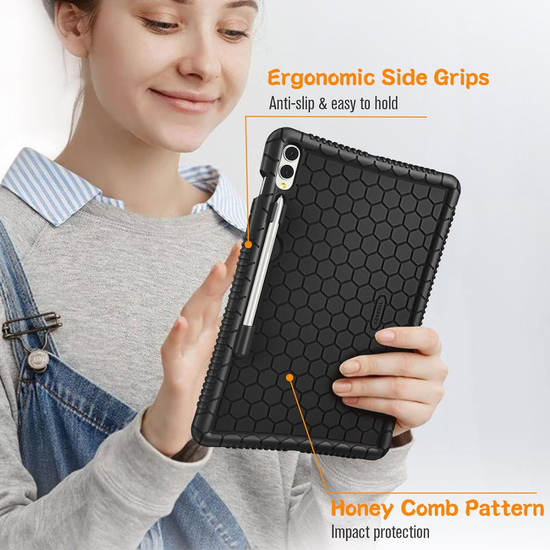 Galaxy Tab S10+/ Tab S9+ / Tab S9 FE+ 12.4-inch Soft Silicone Case | Fintie