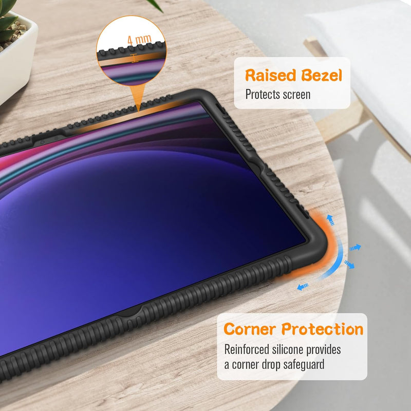 Galaxy Tab S9+ / Tab S9 FE+ 12.4-inch 2023 Silicone Case | Fintie