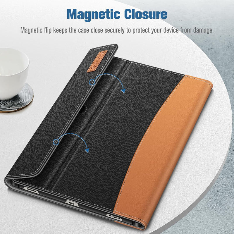 Galaxy Tab S9 Plus Multi-Angle Case w/ Magnetic Closure | Fintie