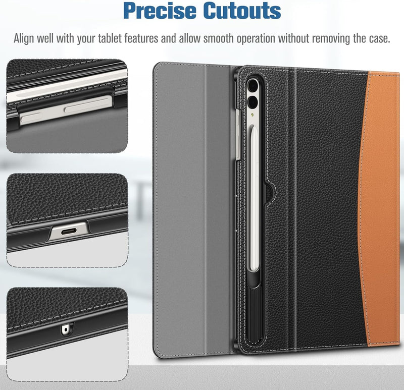 Galaxy Tab S10 Plus / Tab S9 Plus Multi-Angle Case w/ Magnetic Closure | Fintie