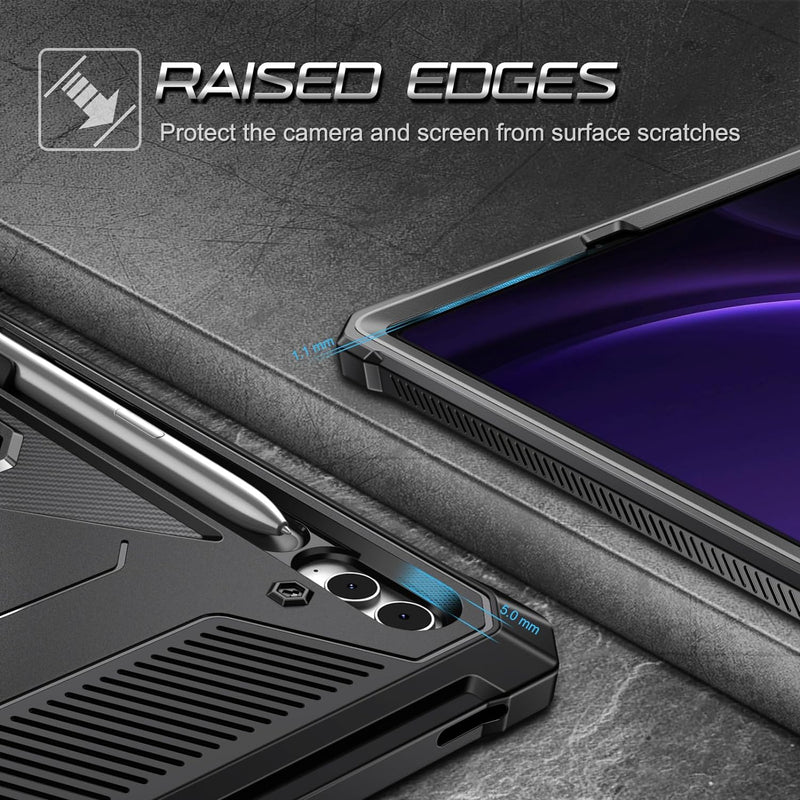 Galaxy Tab S9+ / Tab S9 FE+ 12.4" Tuatara Shockproof Case | Fintie
