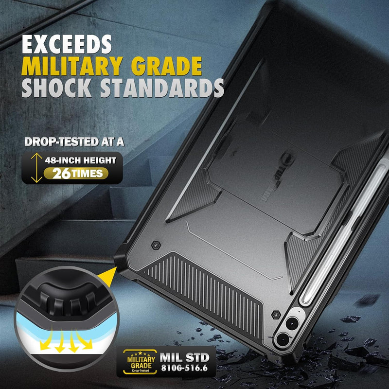 Galaxy Tab S10+/ Tab S9+ / Tab S9 FE+ 12.4" Tuatara Shockproof Case | Fintie