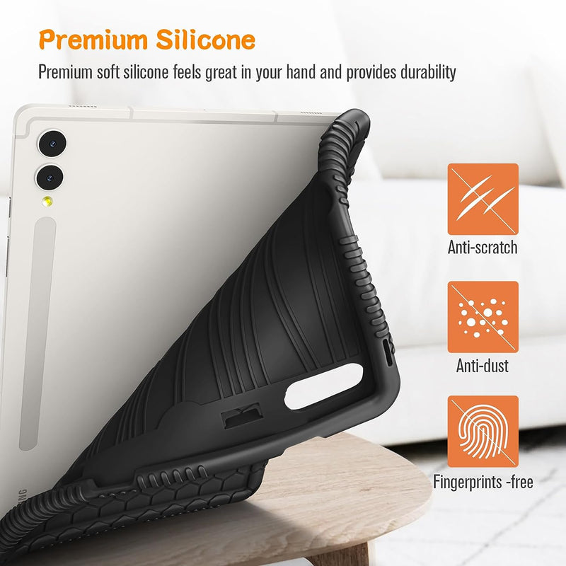 Galaxy Tab S10+/ Tab S9+ / Tab S9 FE+ 12.4-inch Soft Silicone Case | Fintie