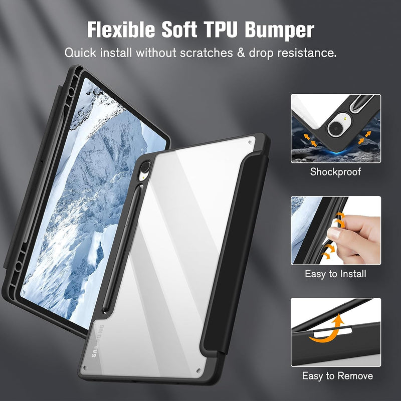 Slim Case for Samsung Galaxy Tab S9 Plus 12.4 Inch 2023 Release Shockproof  Cover