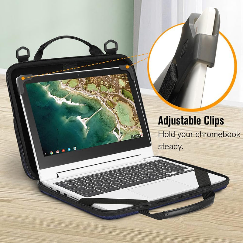 11-11.6 Inch Chromebook Sleeve Case with Accessory Pouch | Fintie